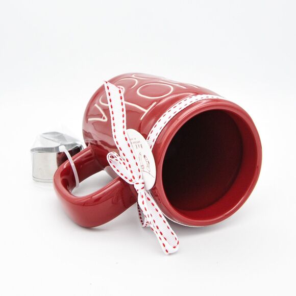 Rae Dunn Christmas Mug – Hot Cocoa Mug with Cookie Cutter Attached 16oz Mug Gift - Picture 6 of 9